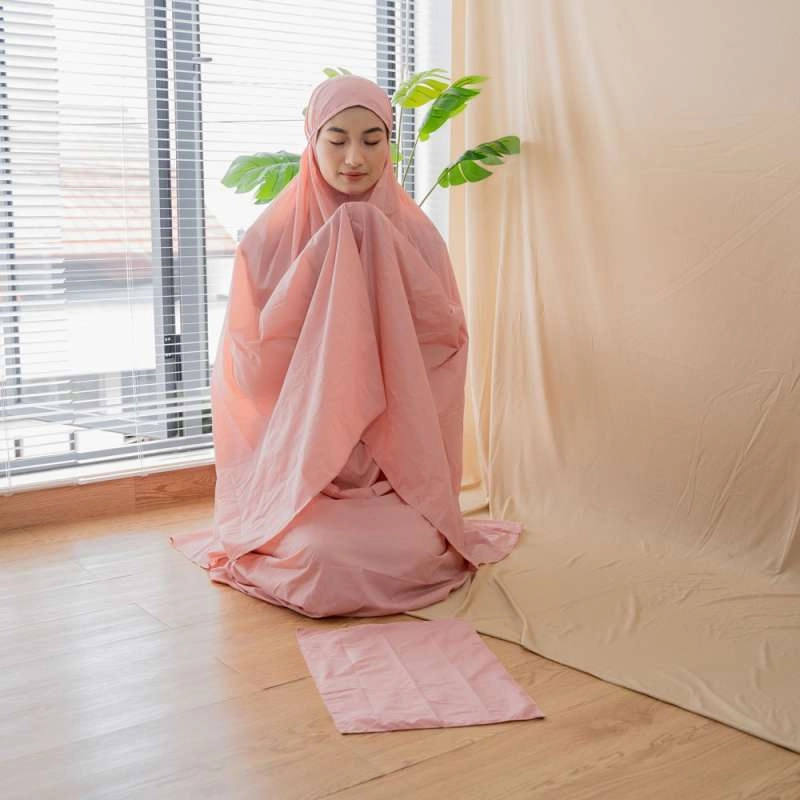 Product image ALF BY ALIF MUKENA MINI PARASUT PREMIUM KOREA TRAVEL - BRIDAL ROSE ( MKN-057 ) all variant all variant